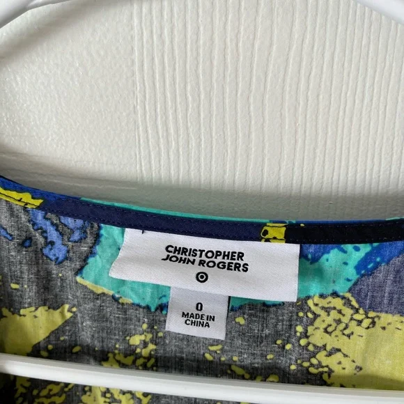 Christopher John Rogers Floral Tiered Maxi Dress Size 0 - Picture 8 of 12